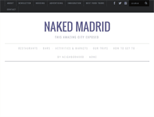 Tablet Screenshot of nakedmadrid.com